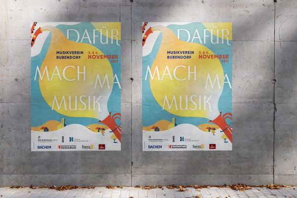 OHO Design, Musikverein Bubendorf Plakate
